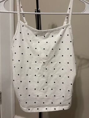 Black and white Polka-dot TankTop